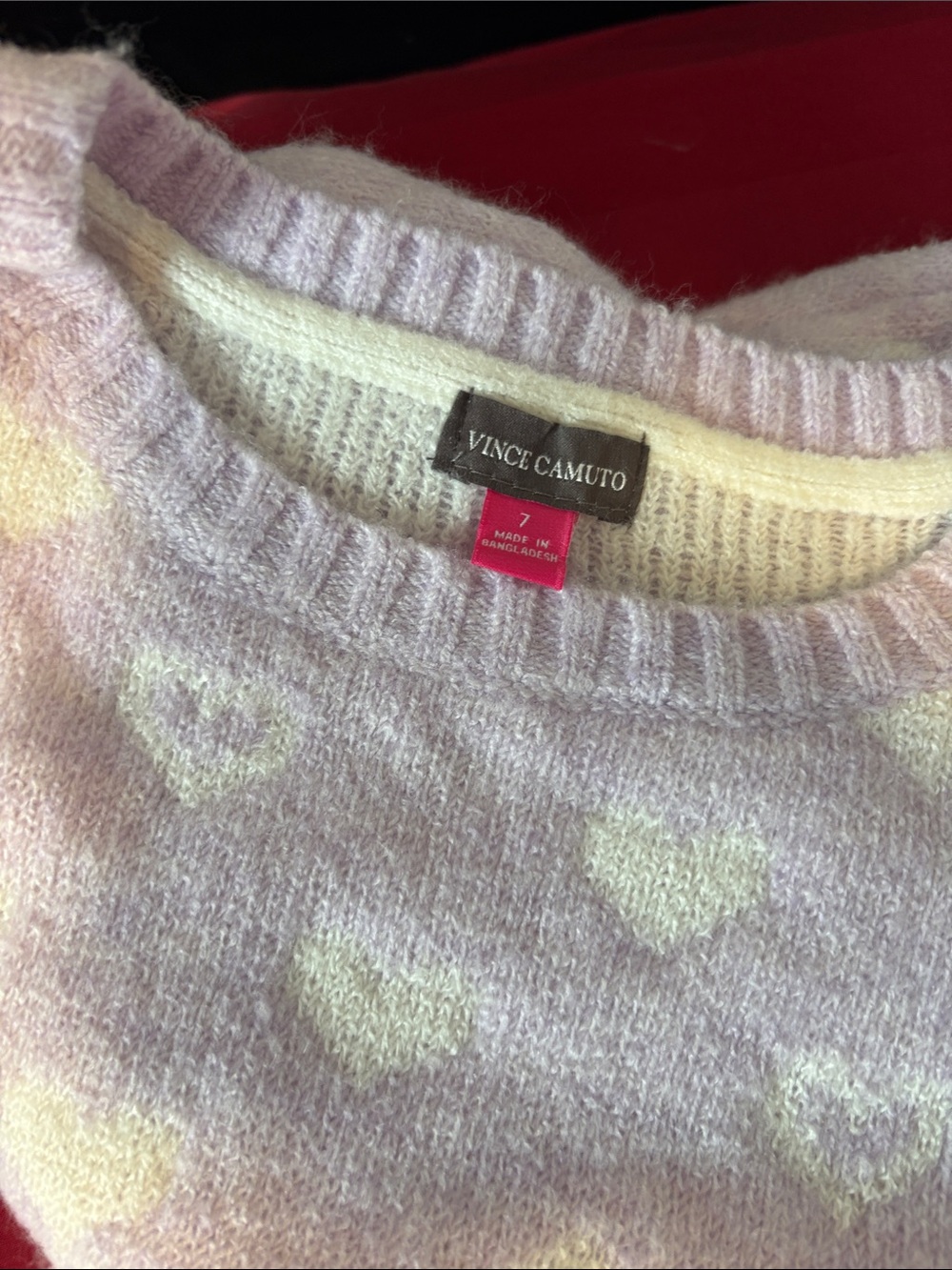 Vince Camuto Girls Sweater Size 7 - Picture 4 of 5